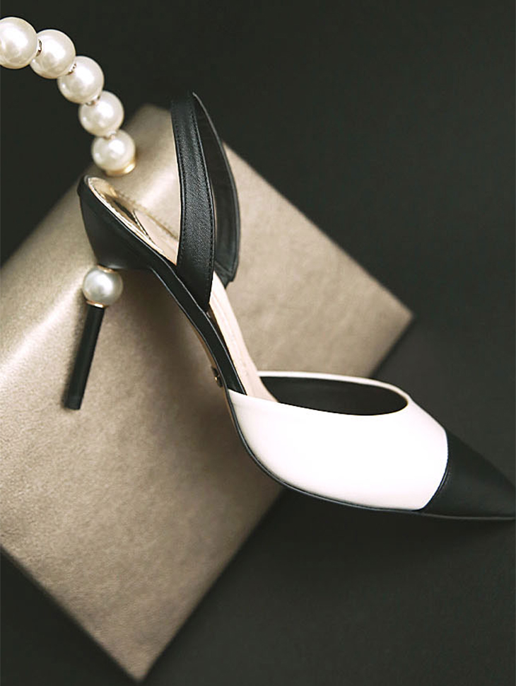 HAR-603 pearl Color scheme H​igh heels Pumps *HANDMADE* Korea