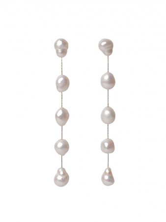 AJ-4754 earring*Natural freshwater pearls*(17th REORDER) Korea