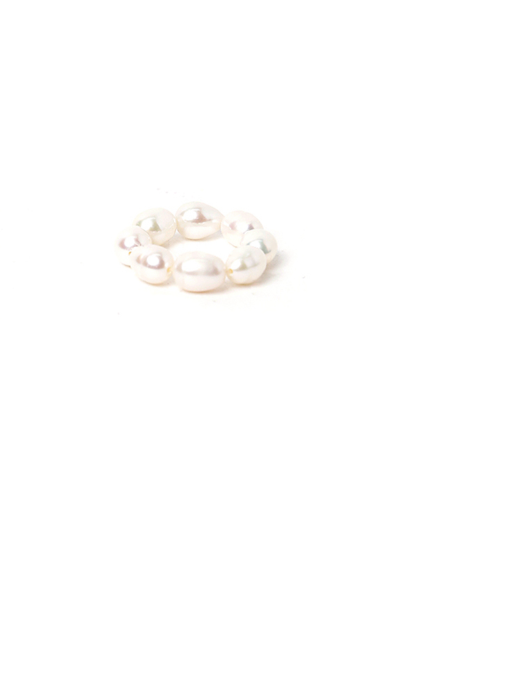AJ-4826 ring*Natural freshwater pearls* Korea