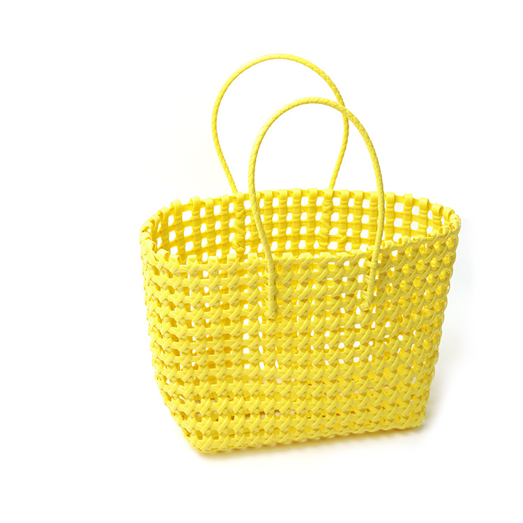 A-1318 jelly lattice basket Big tote Bag(Pouch SET) Korea