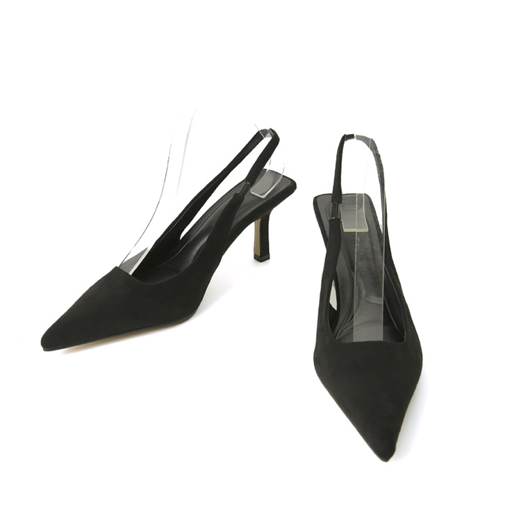 AR-2854 Suede stiletto Slingback H​igh heels Pumps Korea