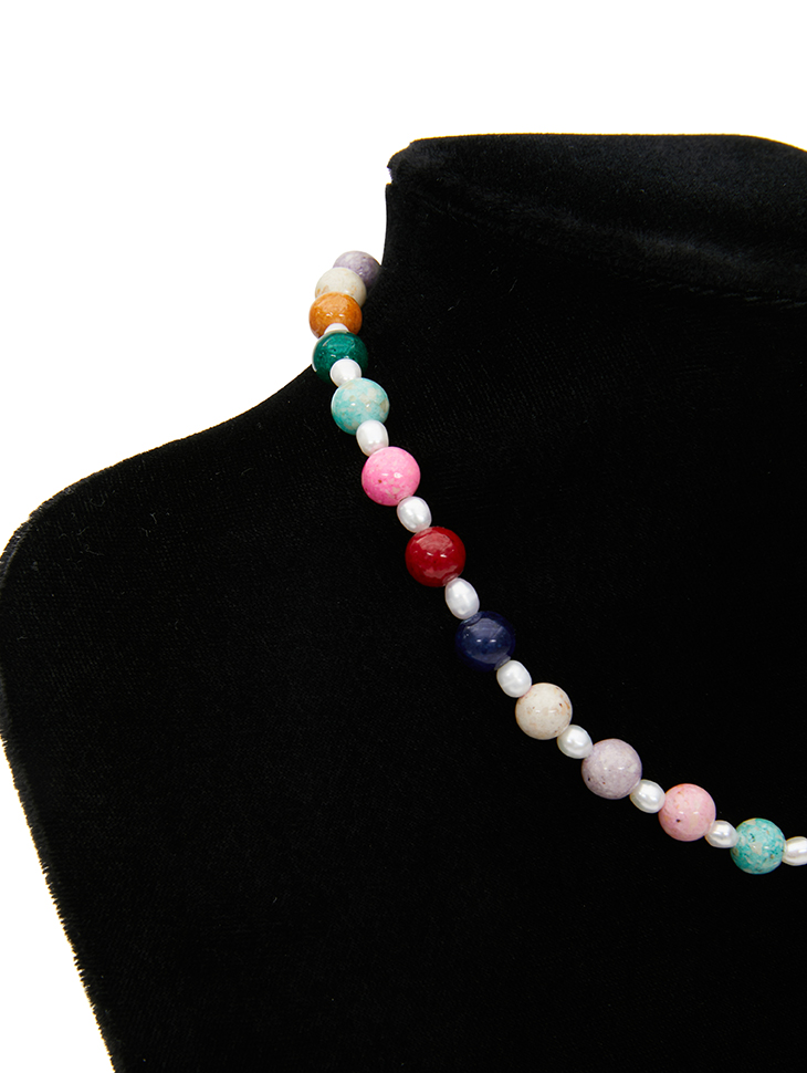 AJ-5513 Necklace*Natural freshwater pearls* Korea