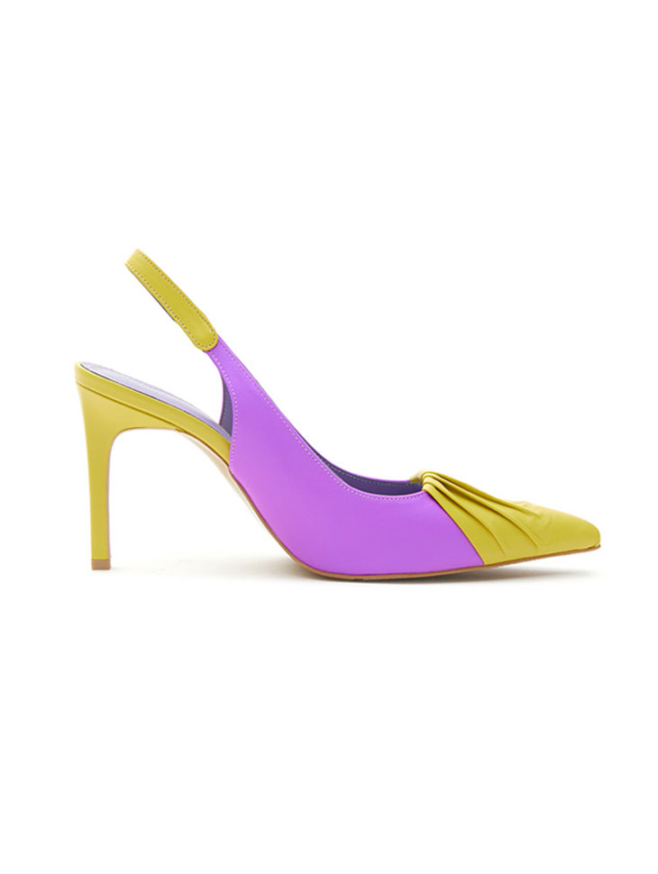 HAR-720 Color scheme stiletto Slingback H​igh heels Pumps*HAND MADE* Korea