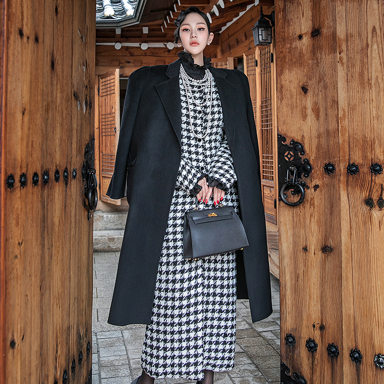 J1337 루이 wool Puff snap Button Long coat(Belt set)(quilting lining detachable)*HAND MADE*(3rd REORDER) Korea