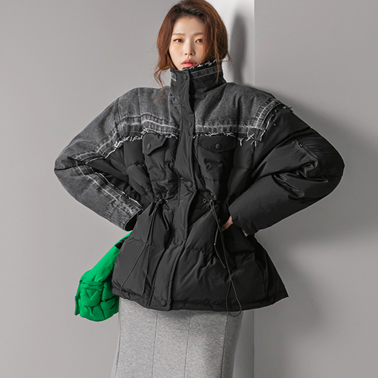 J1409 Denim Color scheme Wellon String Down jacket(6th REORDER) Korea