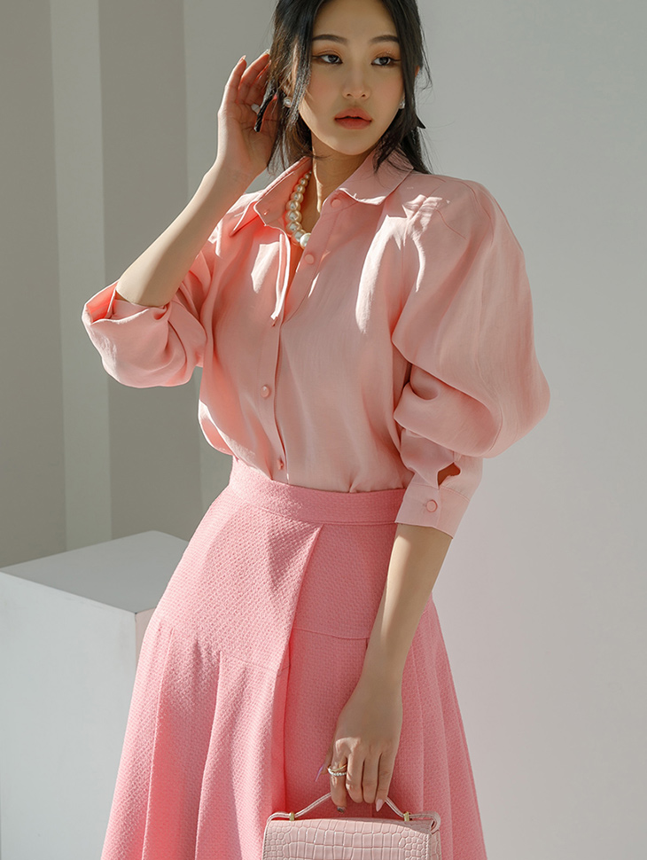 B2709 Collar Loose fit blouse(33rd REORDER) Korea