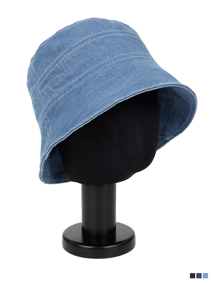 AC-711 Cotton Denim Bucket Hat Korea