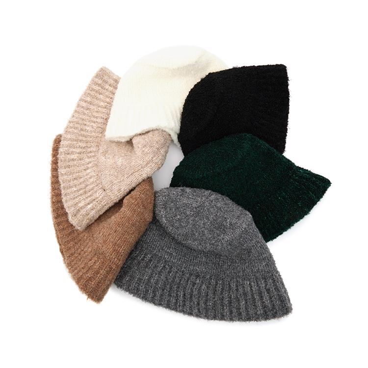 AC-739 Basic knit bucket hat Korea