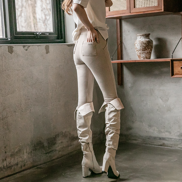 P2346 글렌 Basic banding fleece-lined skinny pants(81st REORDER) Korea