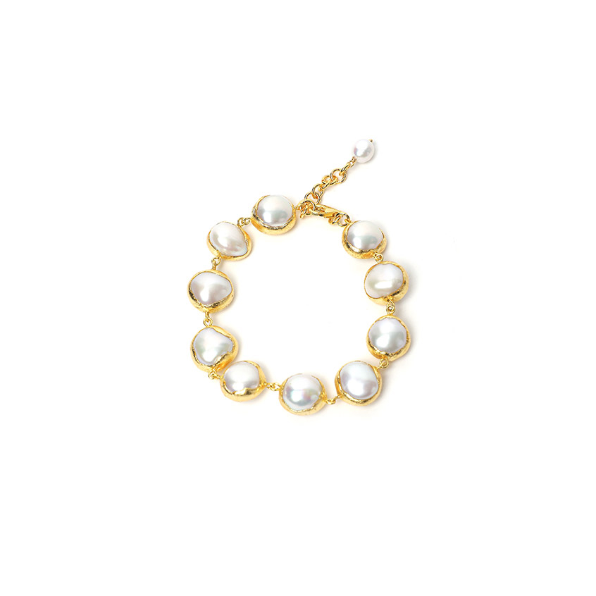 AJ-5200 bracelet*Natural freshwater pearls* Korea