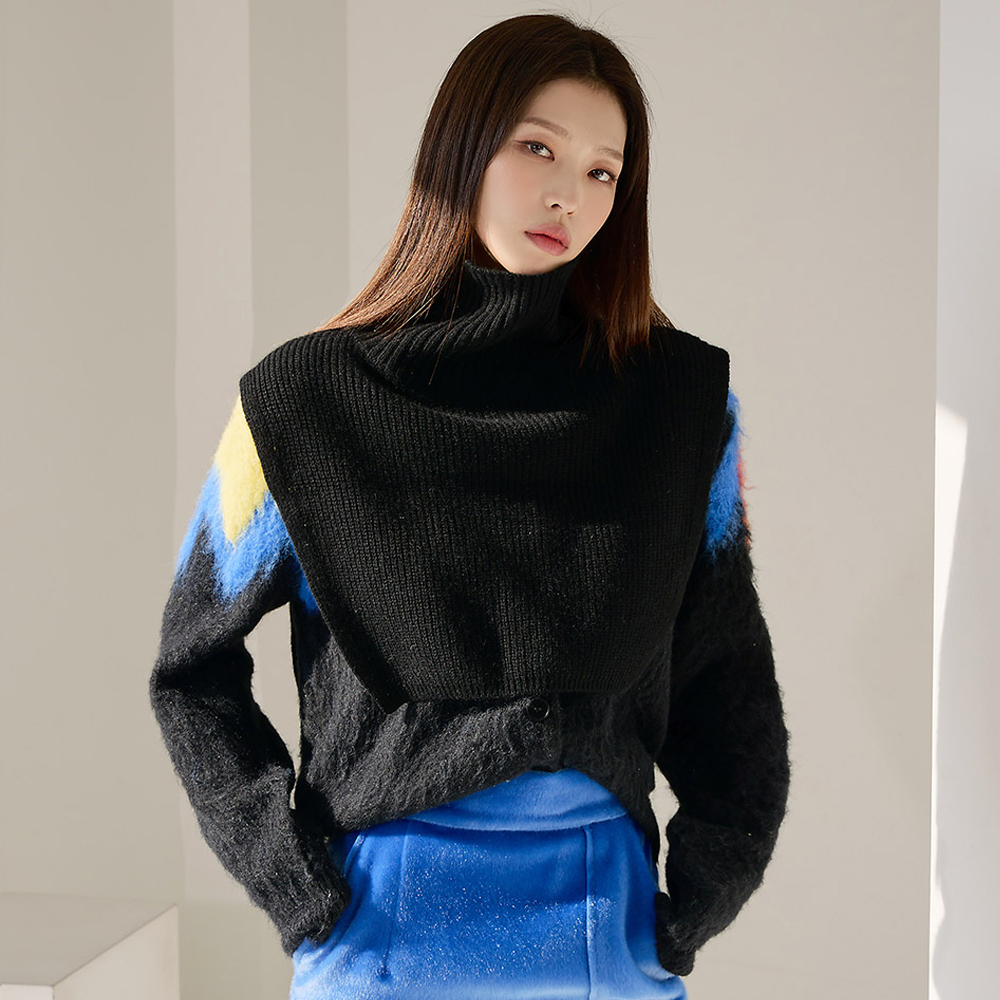 E2889 turtleneck knit vest(18th REORDER) Korea