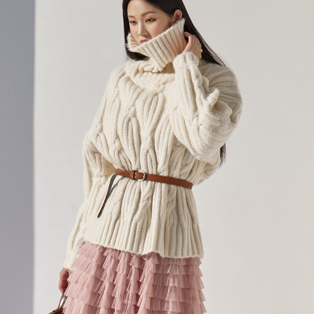 E2940 wool turtleneck knit(6th REORDER) Korea