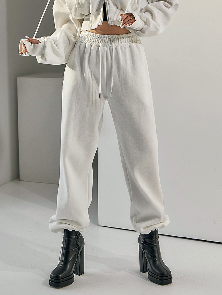P2758 fleece-lined banding String sweat pants Korea