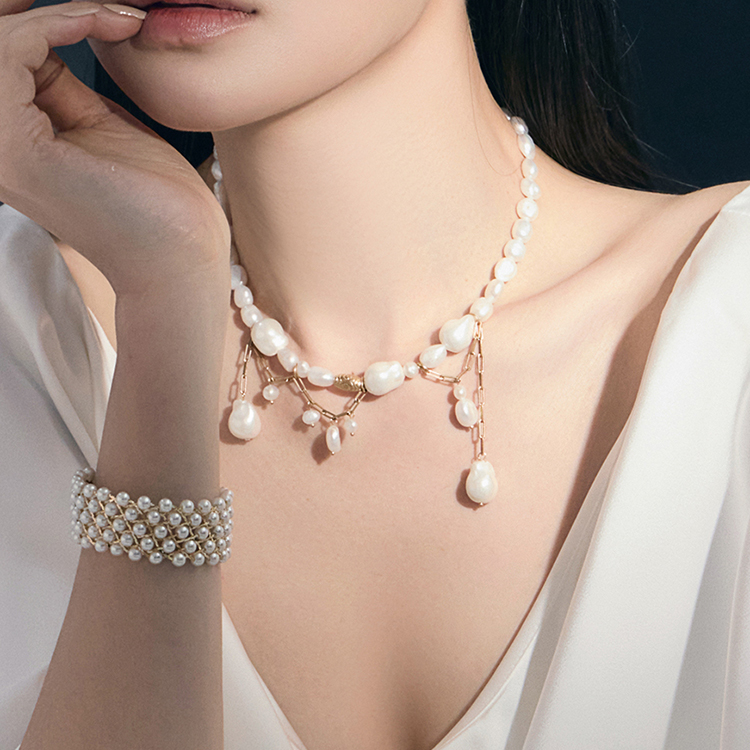 SDAJ-031 necklace*fresh water pearl* Korea