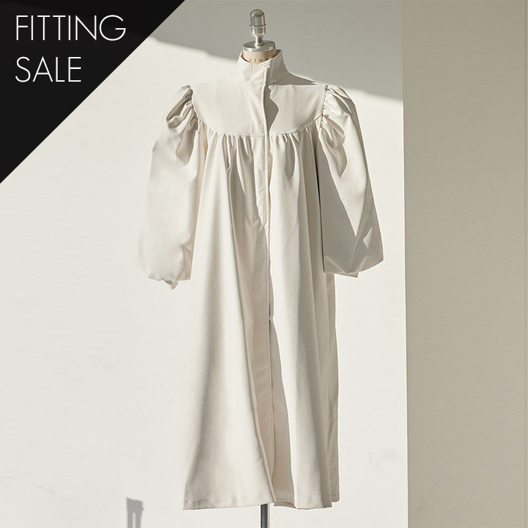 PS2820 high neck Puff Sleeve coat*Fitting sale* Korea