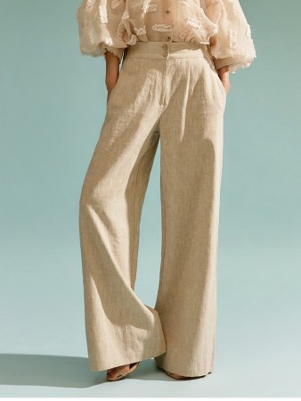 P2870 Linen Pants Korea