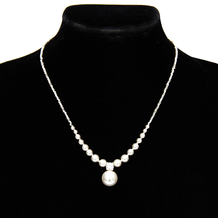 AJ-5747 Necklace(Silver 925) Korea