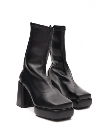 AR-3204 Square H​igh Heels Ankle Boots Korea