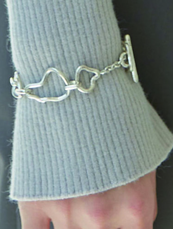 [Mono-A-Wear] Connection Chain Bracelet (Silver,Gold) Korea