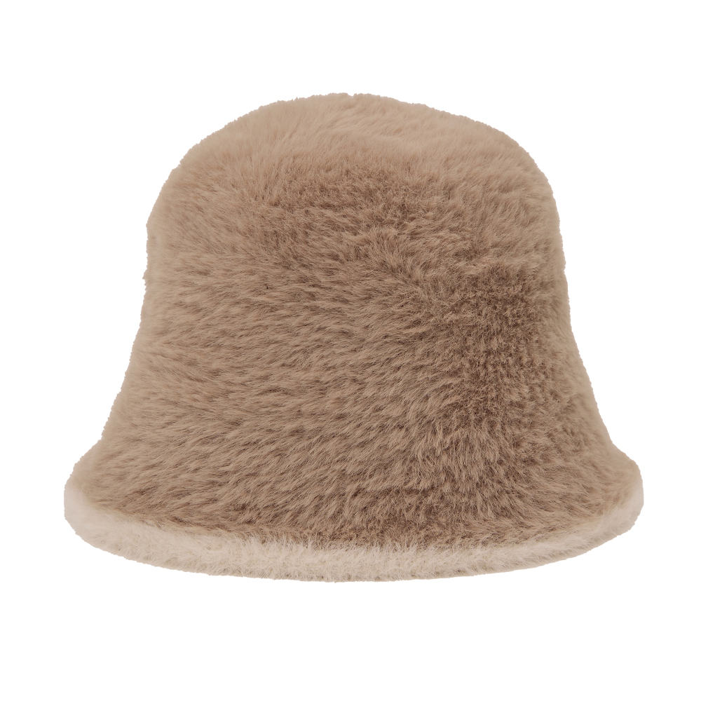 AC-763 Fur Color Scheme Bucket Hat Korea
