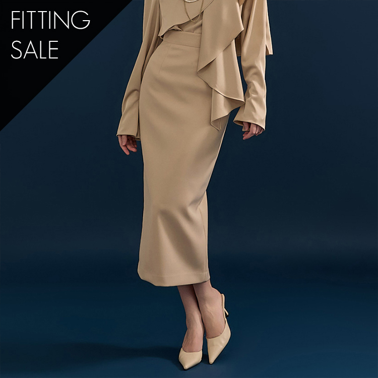 PS3111 High Waist Slim Long skirt*Fitting sale* Korea