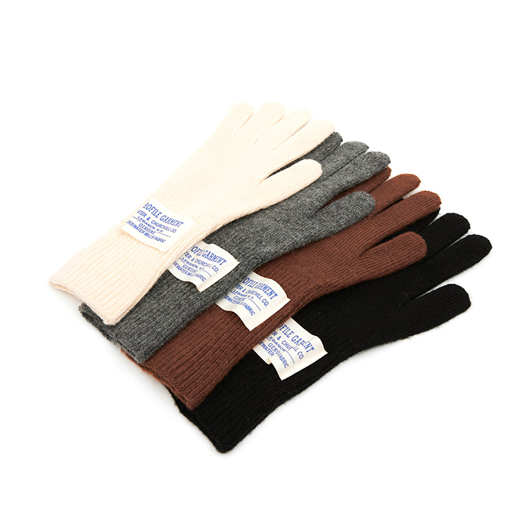 AH-181 Ribbed Patch Gloves Korea
