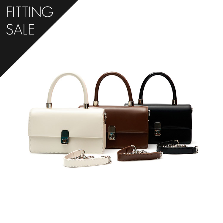 PS3139 데번 real Leather Buckle tote bag(Cross Strap SET)*Fitting sale* Korea