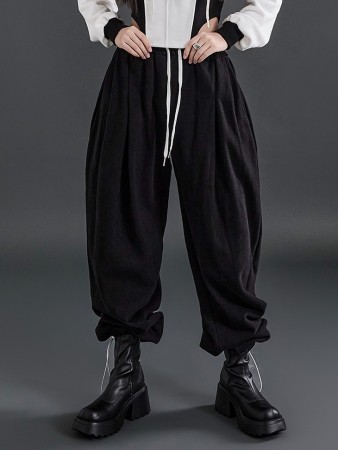 P3023 Tapered Two way Fleece-lined Sweat Pants Korea