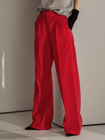 P2986 Corduroy Bendable Long Pants Korea