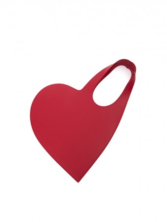 A-1541 Leather Heart Shoulder Bag Korea