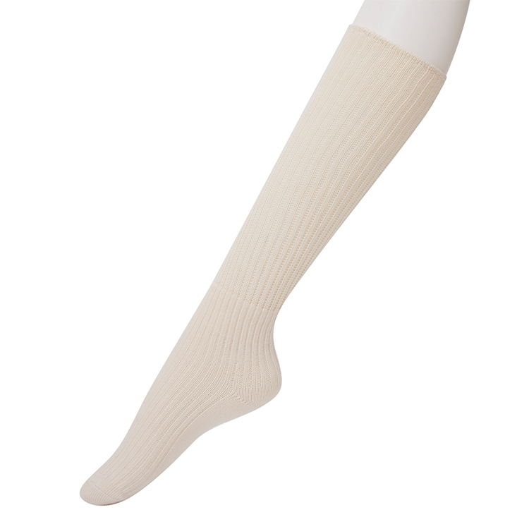 RE-311 Linen Ribbed Long Socks Korea