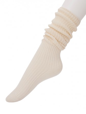 RE-311 Linen Ribbed Long Socks Korea