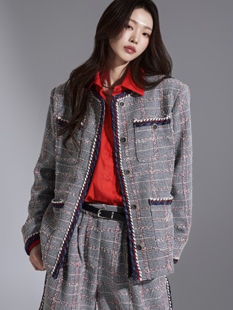 J2271 Tweed Jacket Korea