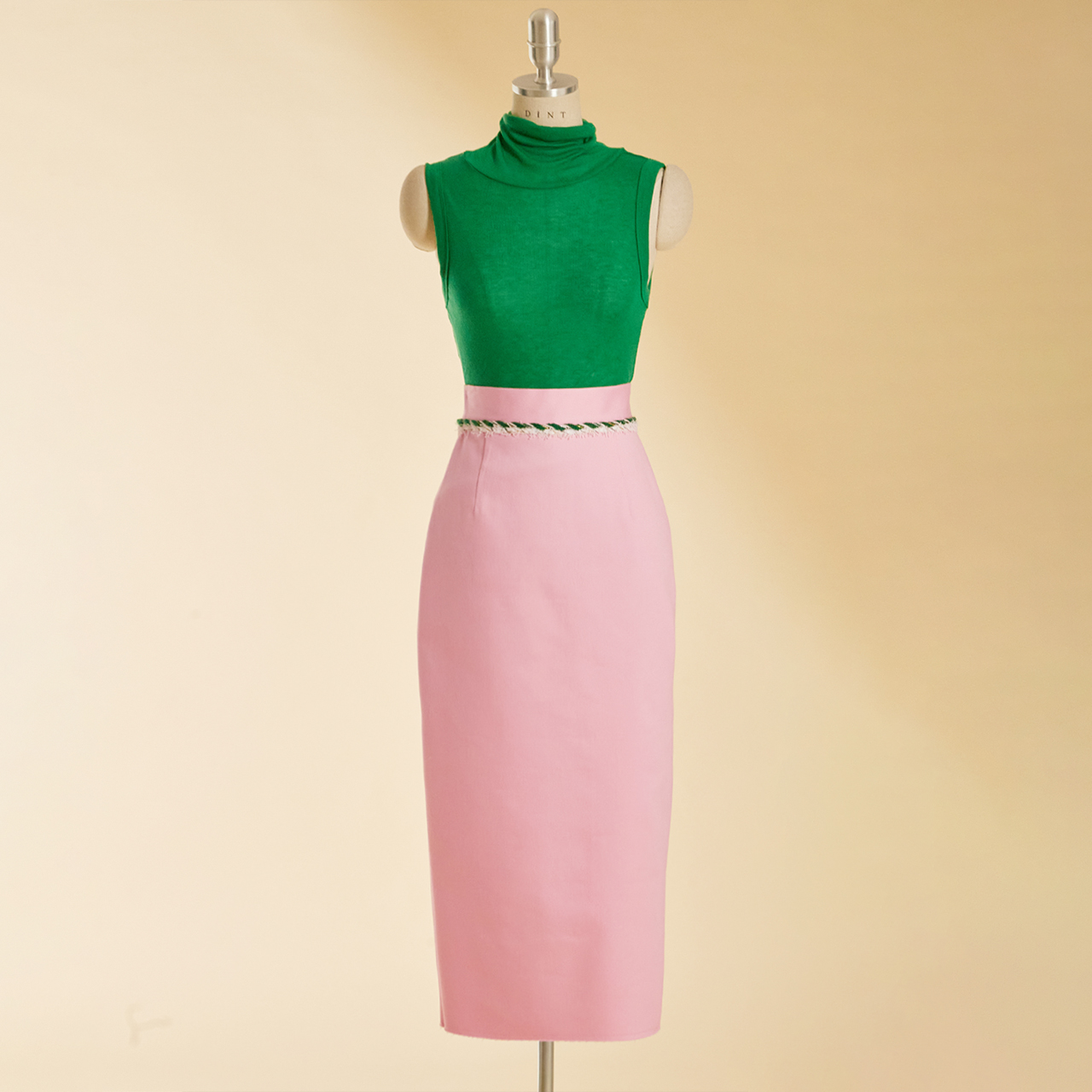 SK9200 Color scheme High Rise Midi Skirt Korea