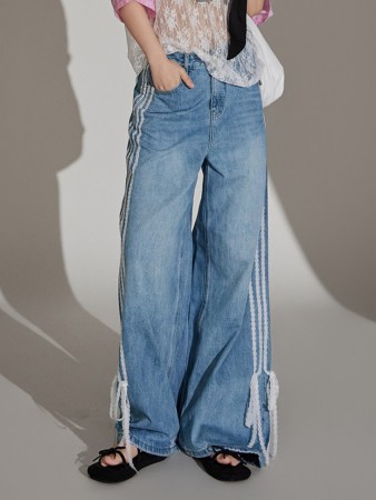 PJ511 Lace Track Jeans Korea