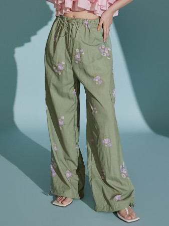 P3130 Flower Pants Korea