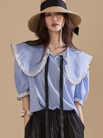 B2963 Frill Blouse Korea