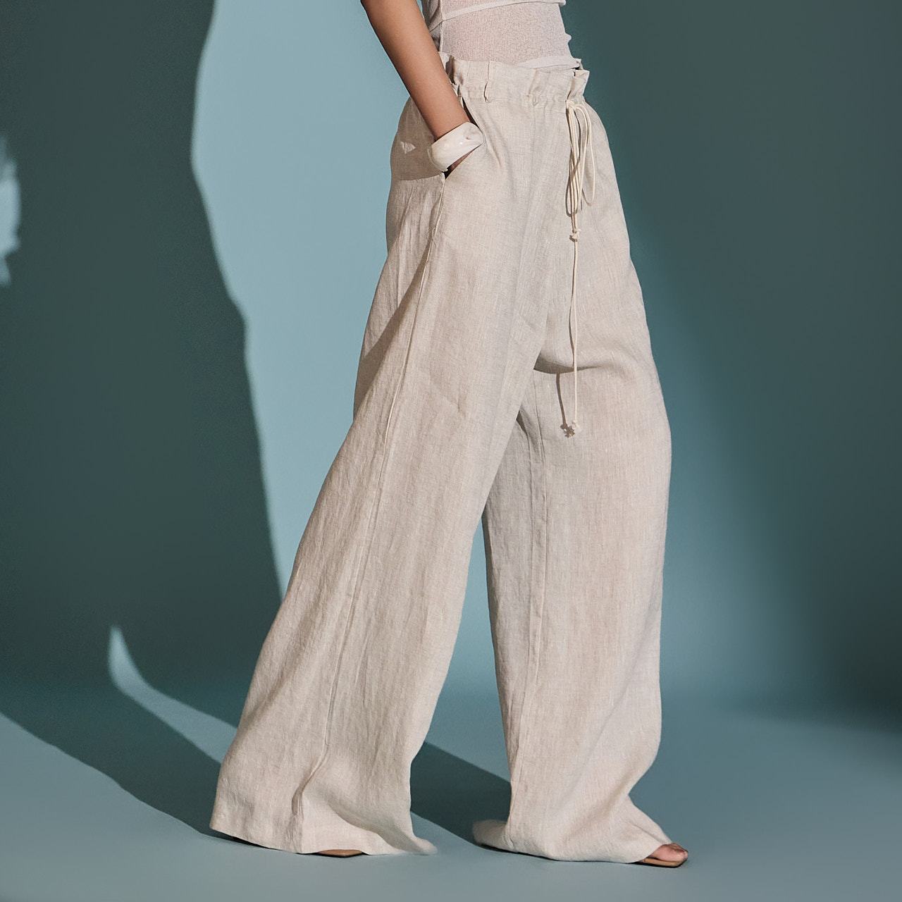 P3144 Linen Pants Korea