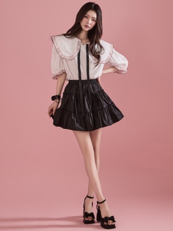 SK2750 Ribbon Mini Skirt Korea