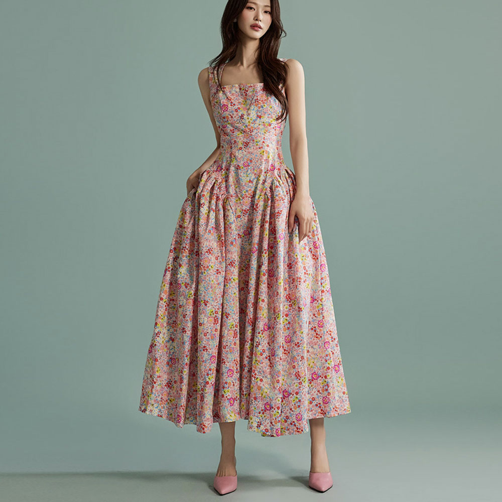 D9475 Floral Dress Korea