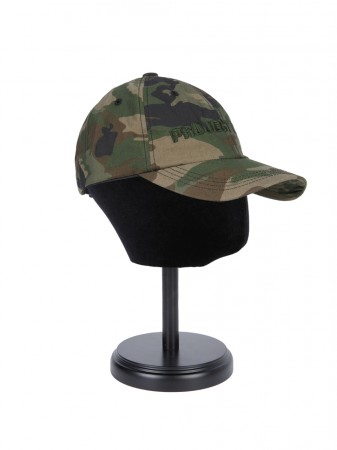 AC-778 Camouflage Texted Ball Cap Korea