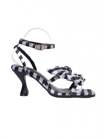 AR-3311 Ribbon Plaid Sandals Korea