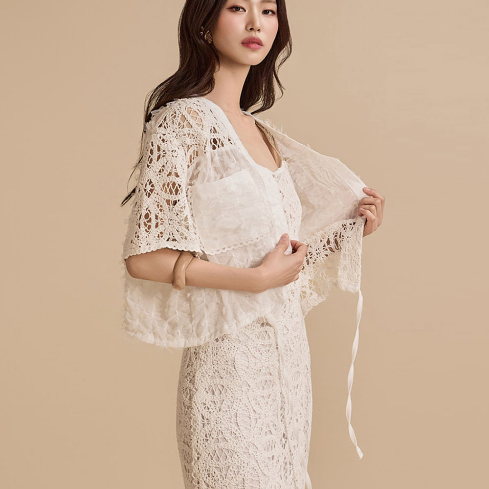 J2333 Lace Cardigan Korea