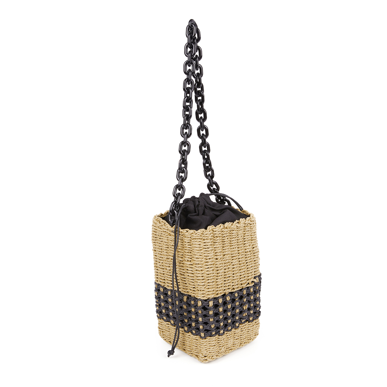 A-1584 Raffia Chain Bag Korea