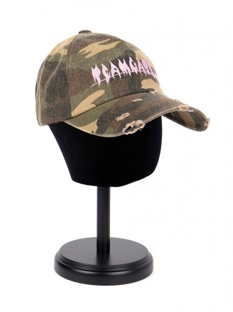 AC-779 Camouflage Distressed Baseball Cap Korea