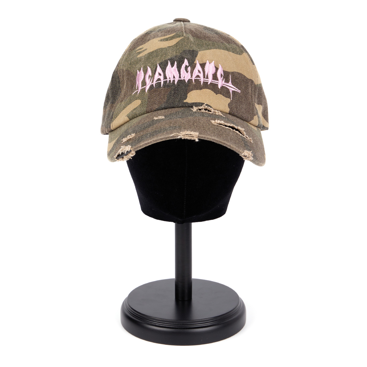 AC-779 Camouflage Distressed Baseball Cap Korea