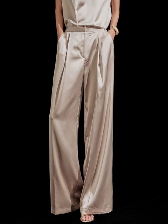 P3177 Satin Slacks Korea