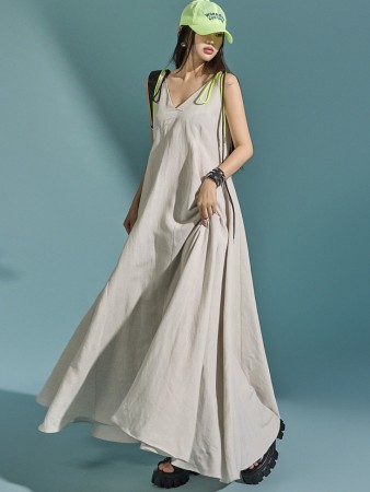 D5032 Linen Dress Korea