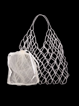 A-1591 Beaded Net Bag  Korea