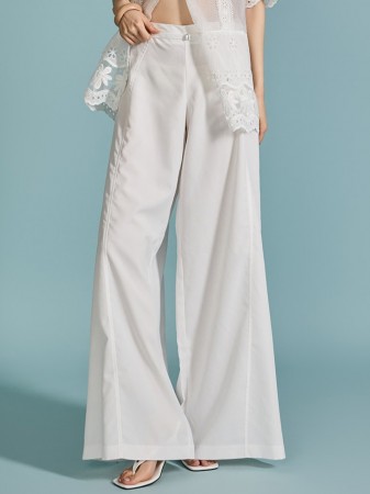 P3196 D-ring Wide Pants Korea